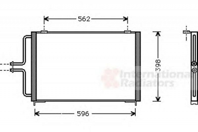 VAN WEZEL 43005236 -  Конденсатор, кондиционер